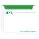 Initial Statement Flat Note Cards - Raised Ink Image 9 of 9